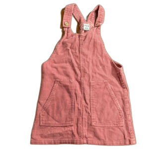 Wallflower - girls pink corduroy overall dress. Size 5/6.